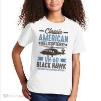 Classic American UH-60 Black Hawk Helicopter Kids T-Shirt thumb 2