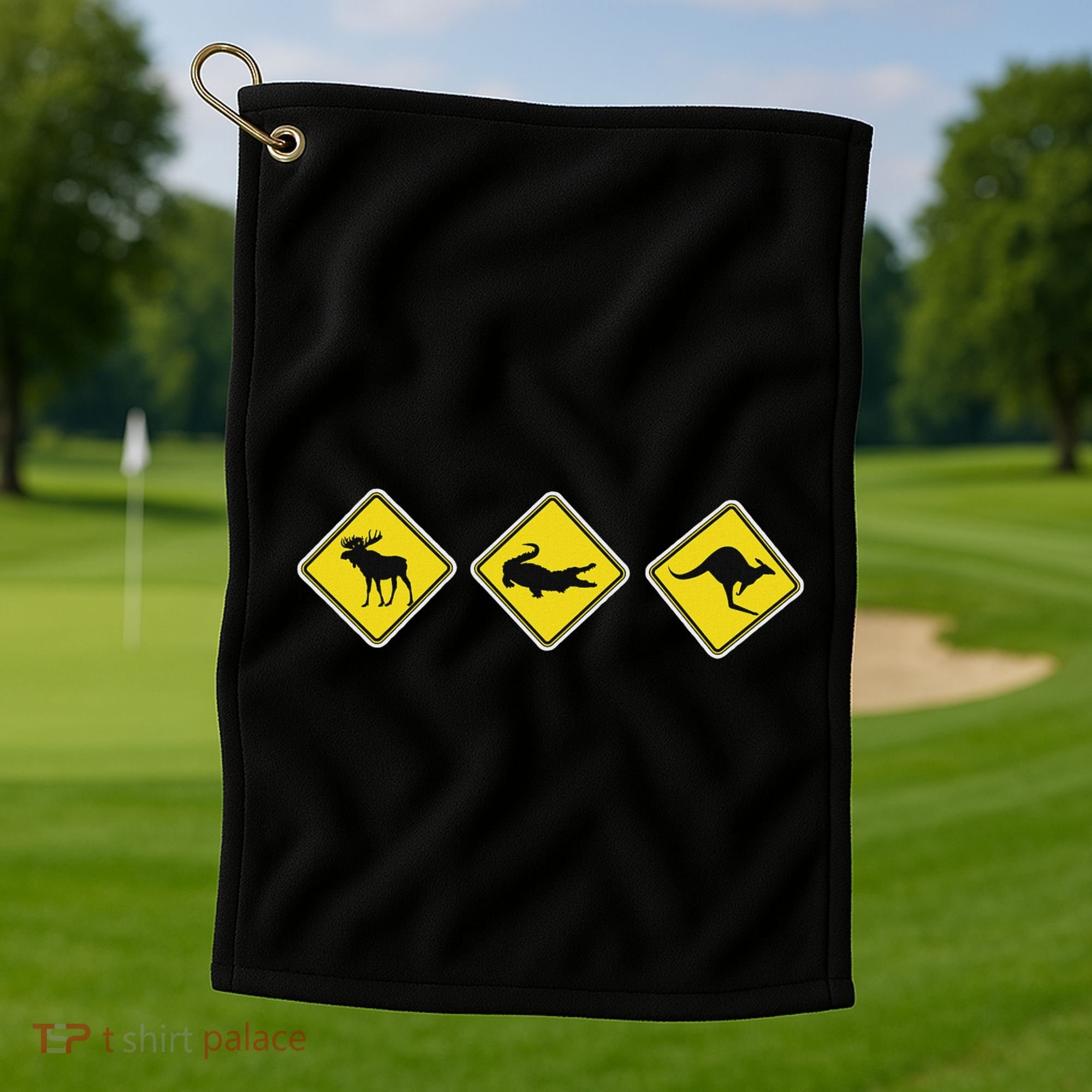 Can Aus Usa Golf Towel