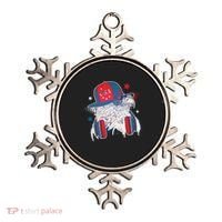 Cool American USA Flag Hipster DJ Eagle Ornament thumb 0
