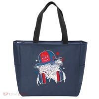 Cool American USA Flag Hipster DJ Eagle Tote Bag thumb 0