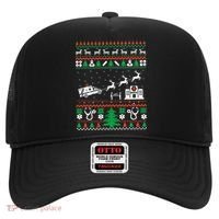 Christmas Ambulance Ugly Sweater Emergency Medical EMT Hat thumb 0