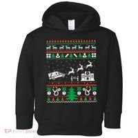Christmas Ambulance Ugly Sweater Emergency Medical EMT Toddler Hoodie thumb 0