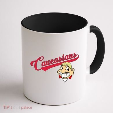 Caucasians Coffee Mug back