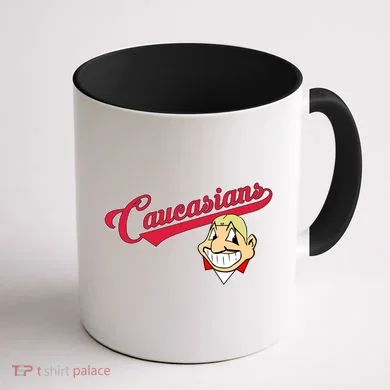 Caucasians Coffee Mug back