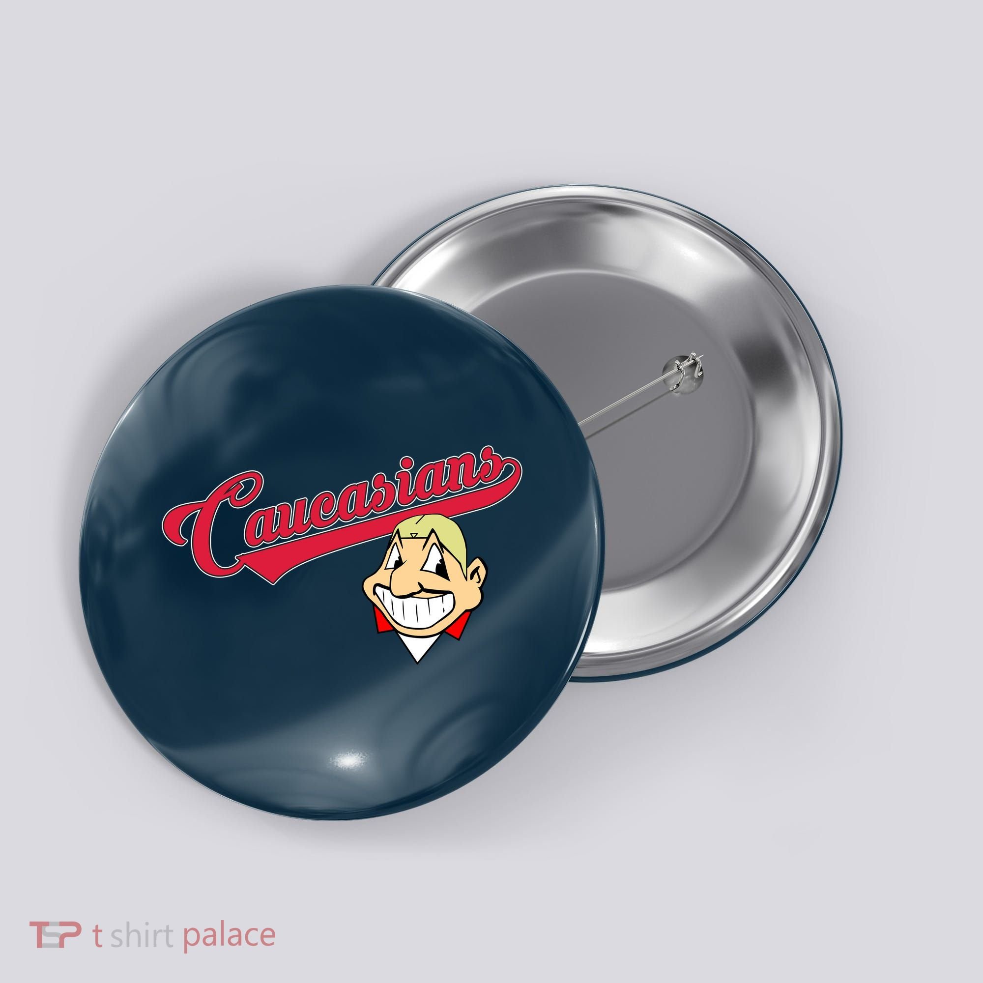 Caucasians Button