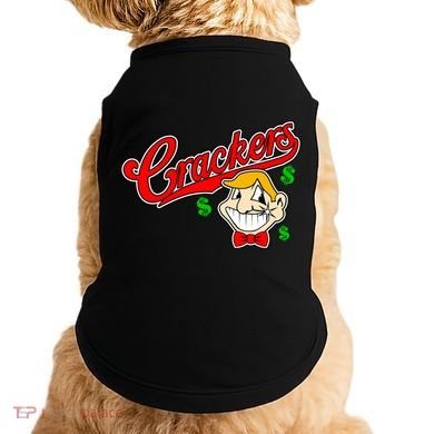 Caucasians Crackers Baseball Money Logo Doggie Tank