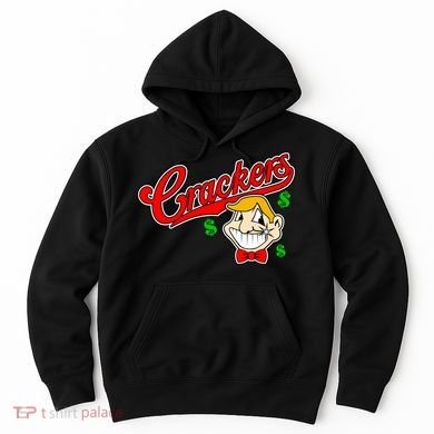Caucasians Crackers Baseball Money Logo Hoodie