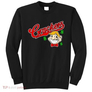 Caucasians Crackers Baseball Money Logo Sweatshirt