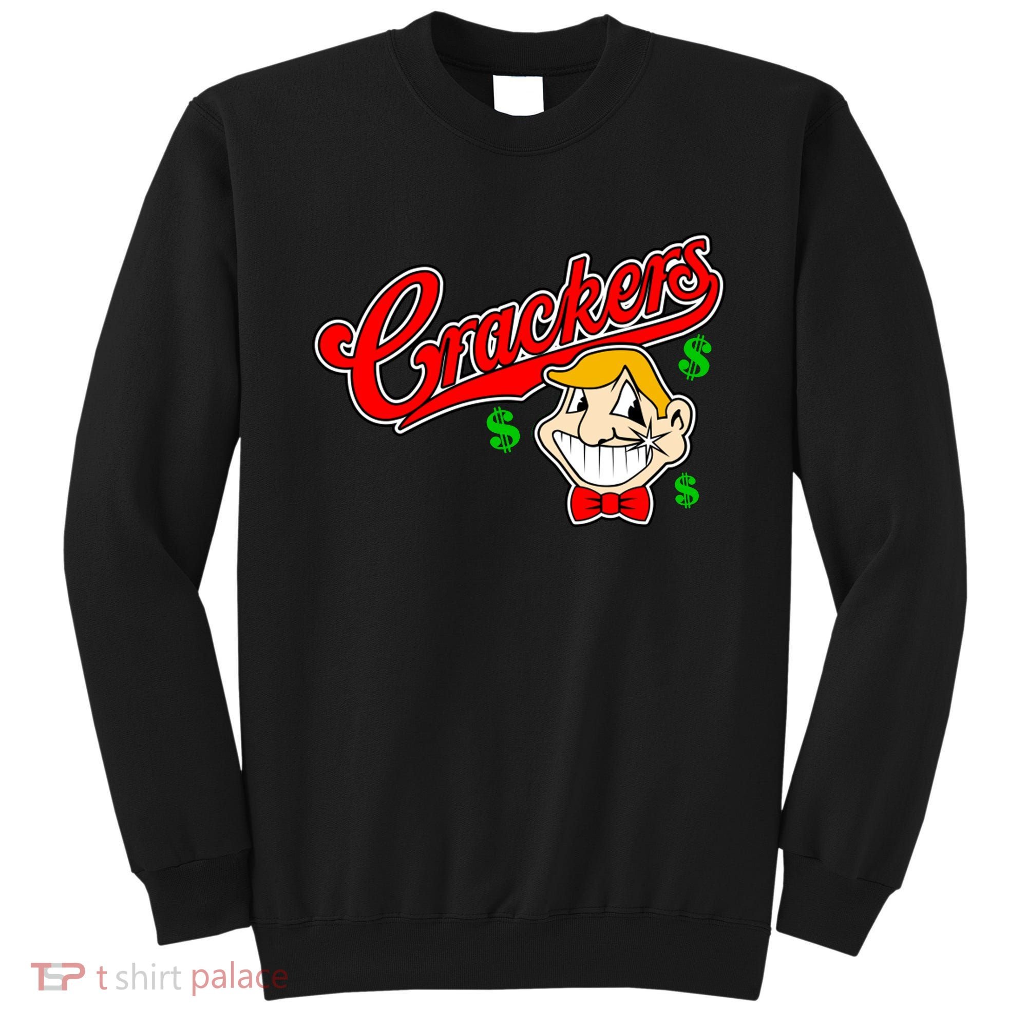 Caucasians Crackers Baseball Money Logo Sweatshirt