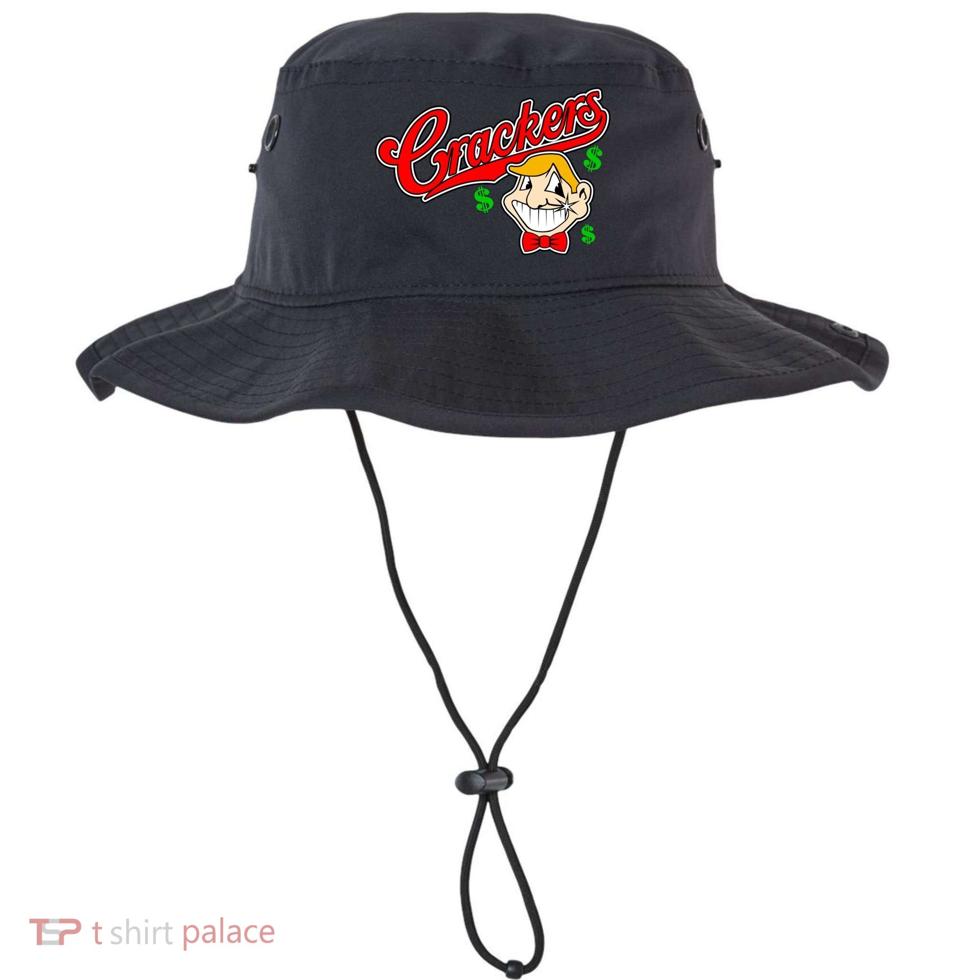 Caucasians Crackers Baseball Money Logo Bucket Hat