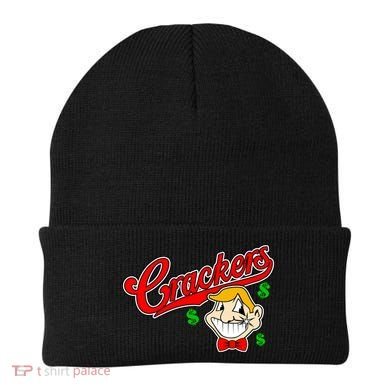 Caucasians Crackers Baseball Money Logo Beanie