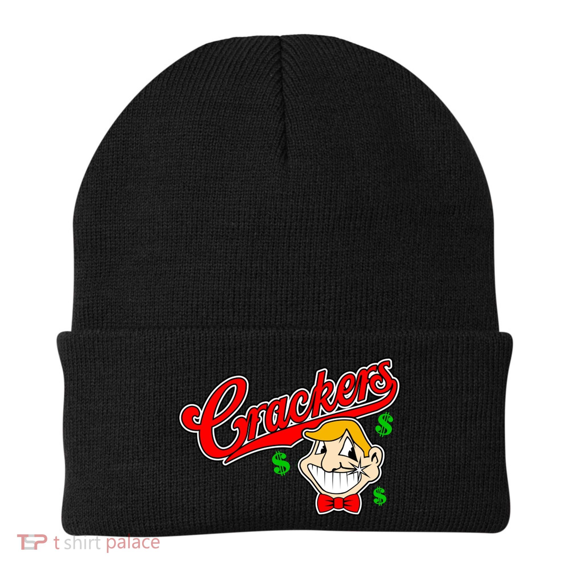 Caucasians Crackers Baseball Money Logo Beanie