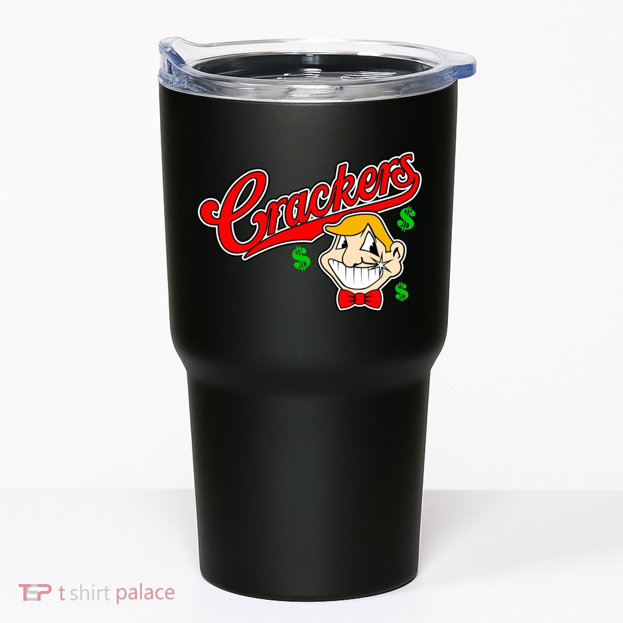 Caucasians Crackers Baseball Money Logo Tumbler