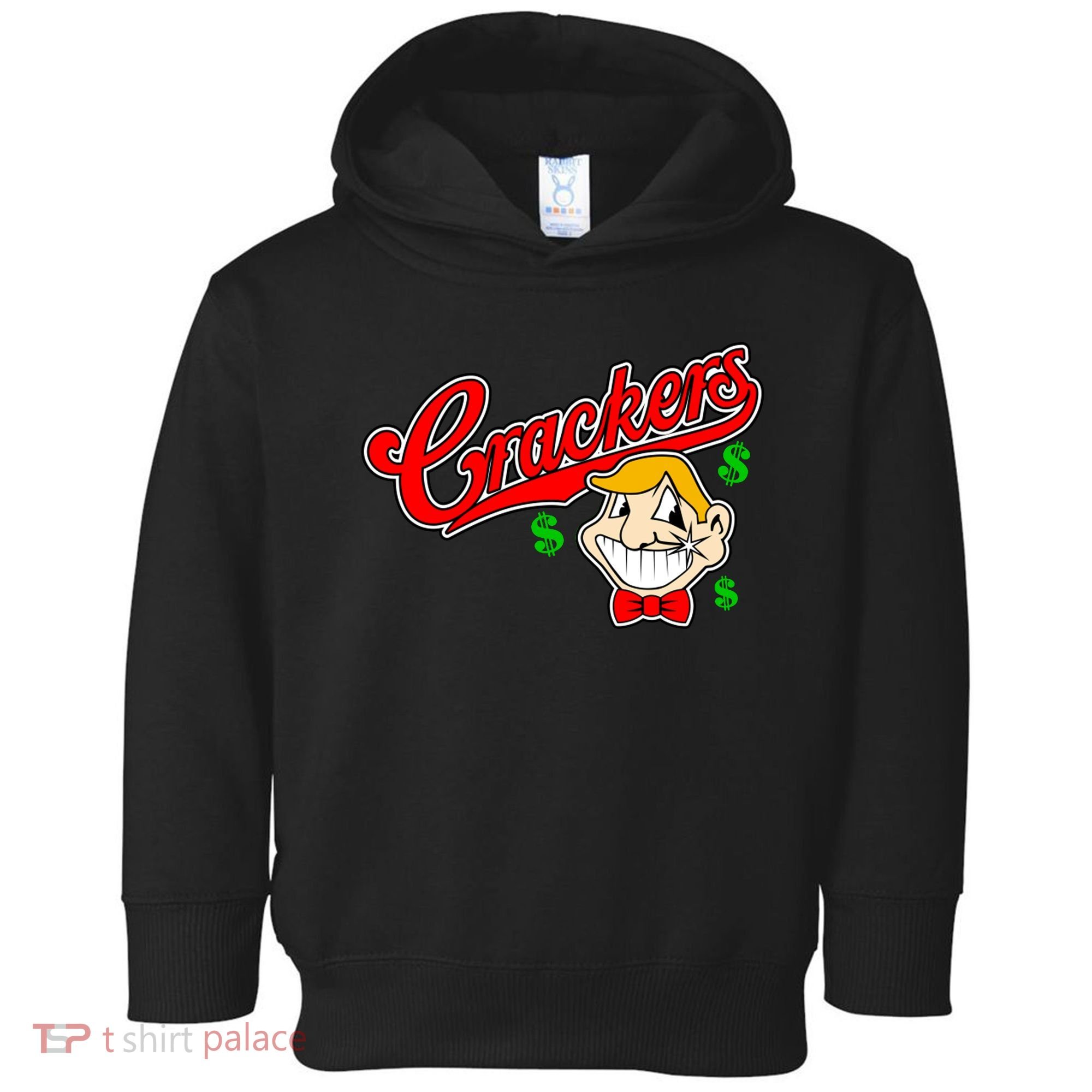 Caucasians Crackers Baseball Money Logo Toddler Hoodie