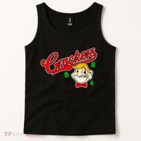 Caucasians Crackers Baseball Money Logo Tank Top thumb 2
