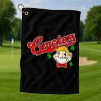 Caucasians Crackers Baseball Money Logo Golf Towel thumb 1