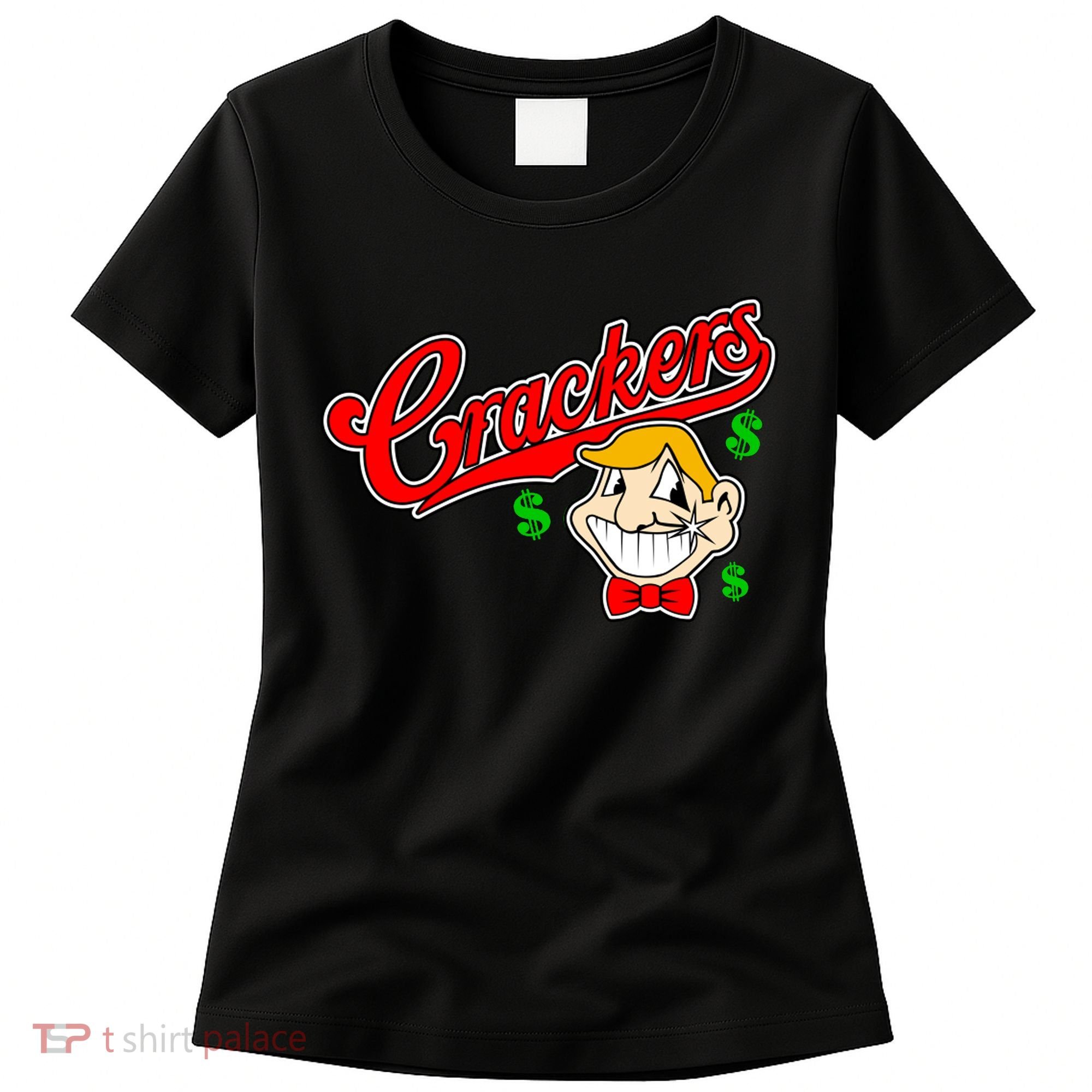 Caucasians Crackers Baseball Money Logo Women's T-Shirt