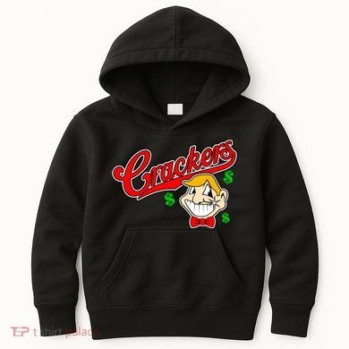 Caucasians Crackers Baseball Money Logo Kids Hoodie