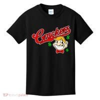 Caucasians Crackers Baseball Money Logo Kids T-Shirt thumb 0