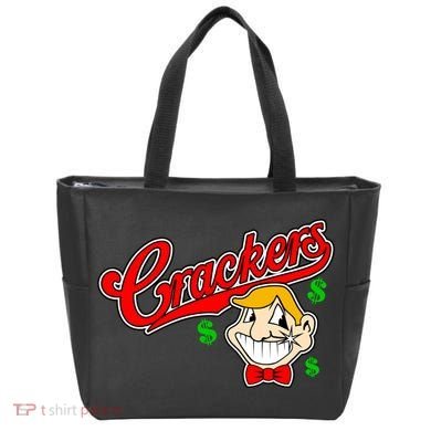 Caucasians Crackers Baseball Money Logo Tote Bag