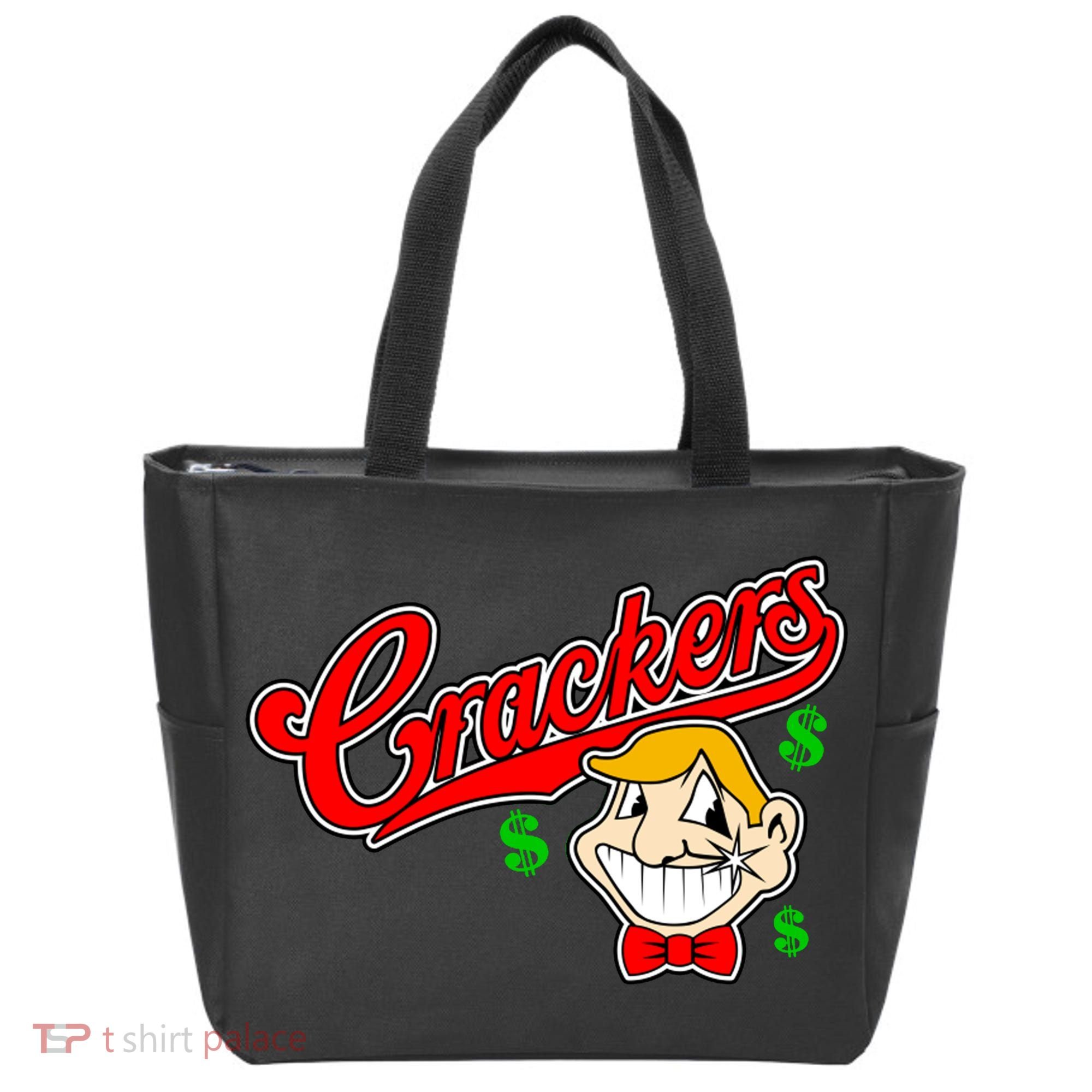 Caucasians Crackers Baseball Money Logo Tote Bag