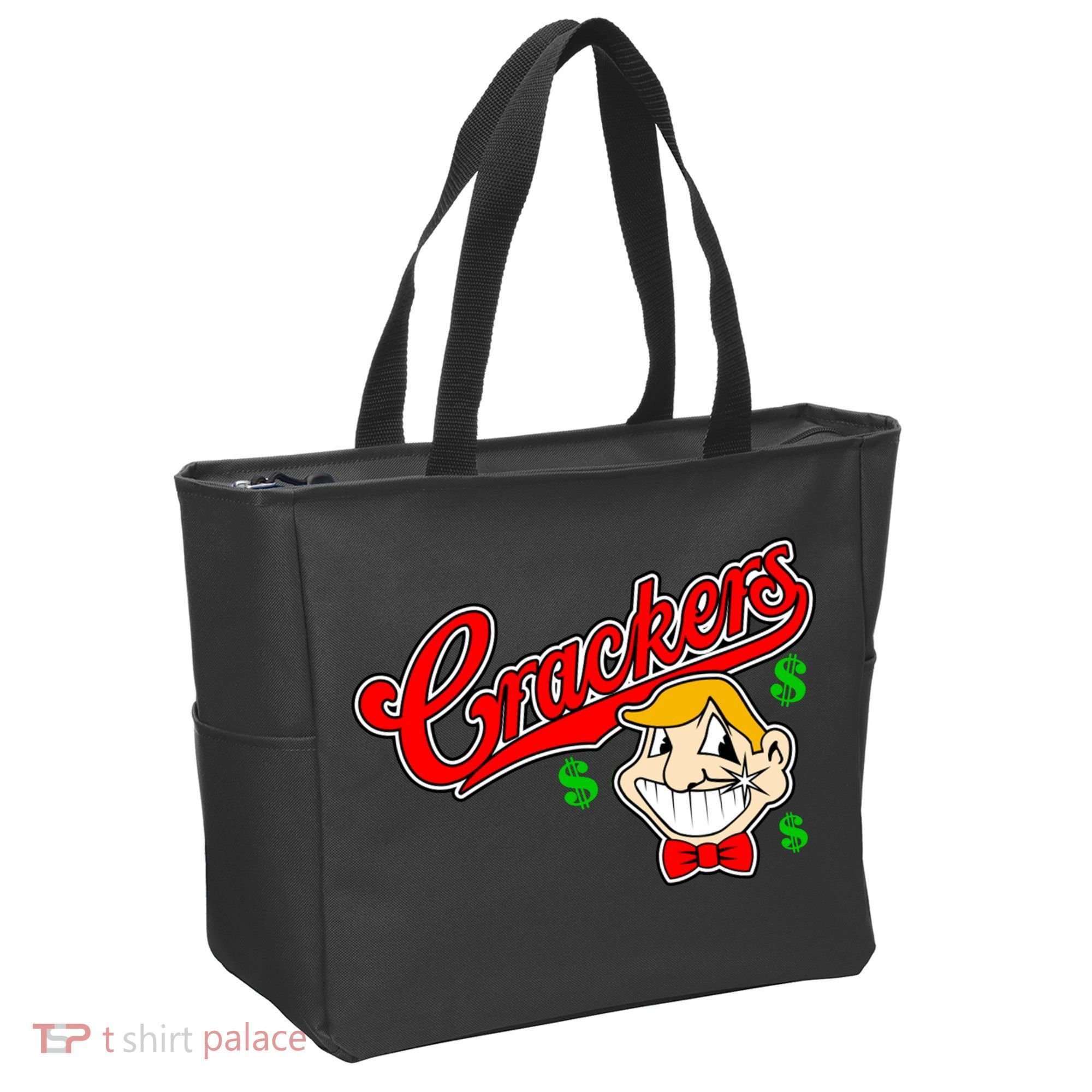Caucasians Crackers Baseball Money Logo Tote Bag