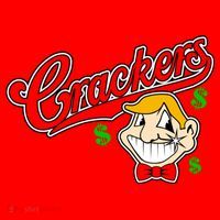 Caucasians Crackers Baseball Money Logo Santa Hat thumb 1