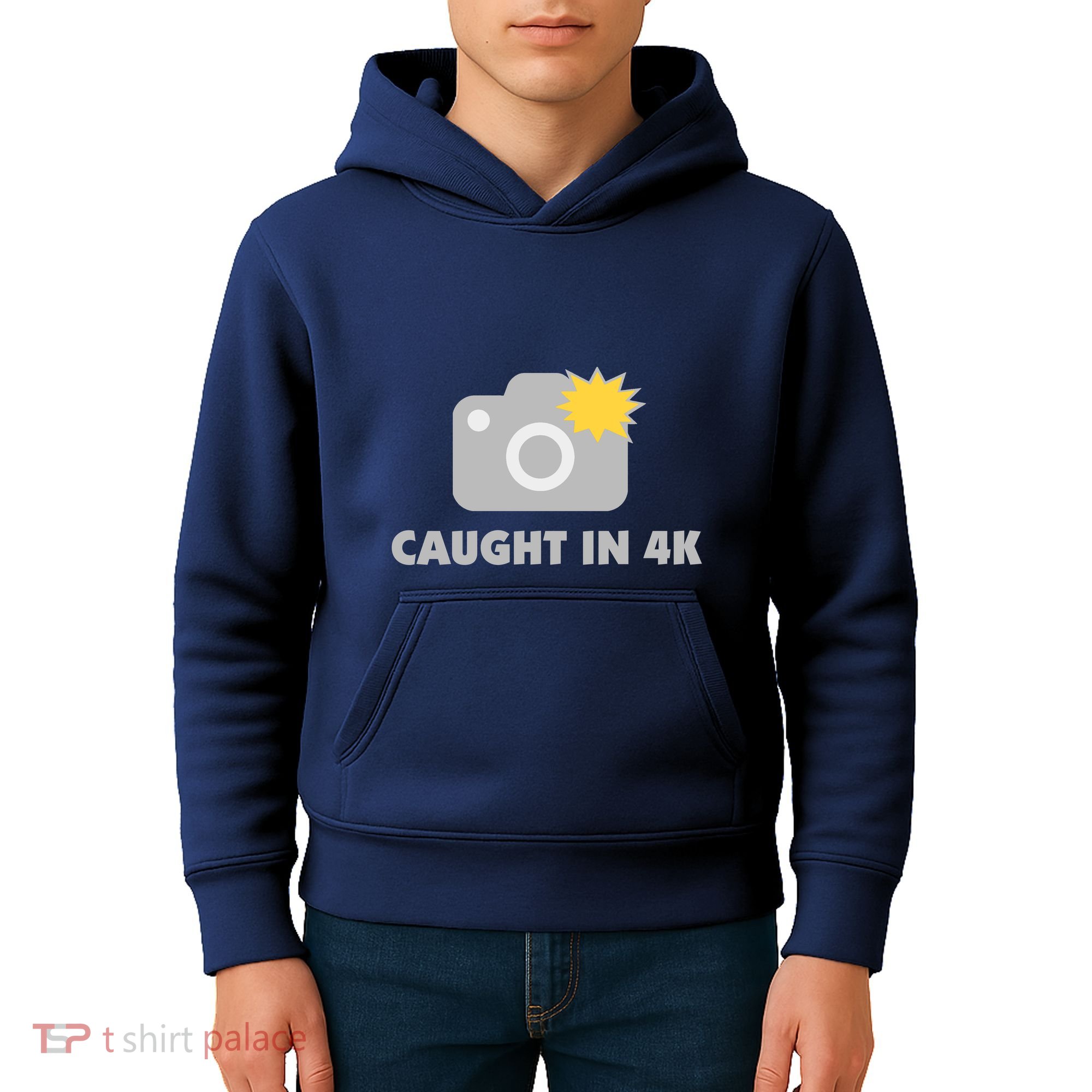 Caught In 4K Kids Hoodie