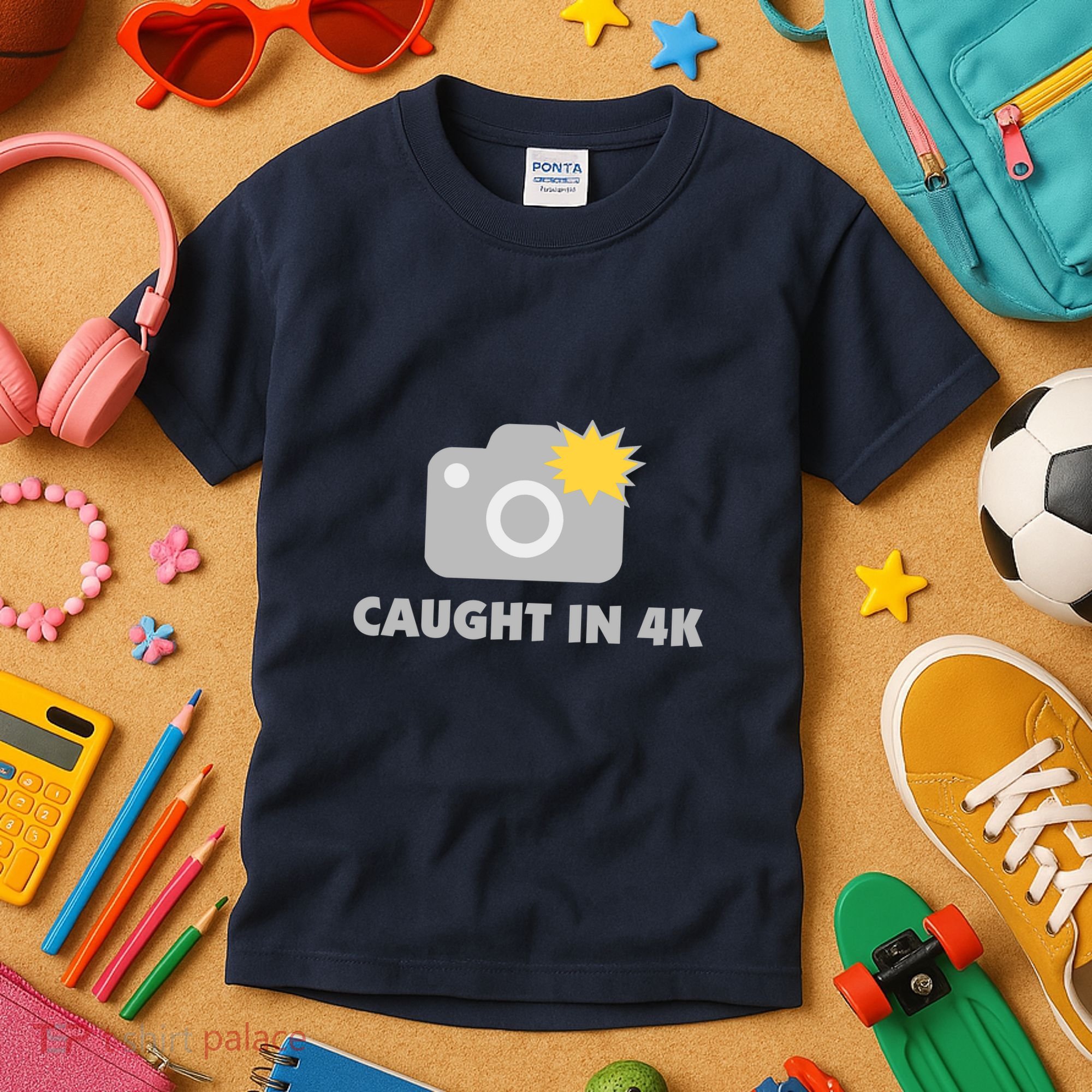 Caught In 4K Kids T-Shirt