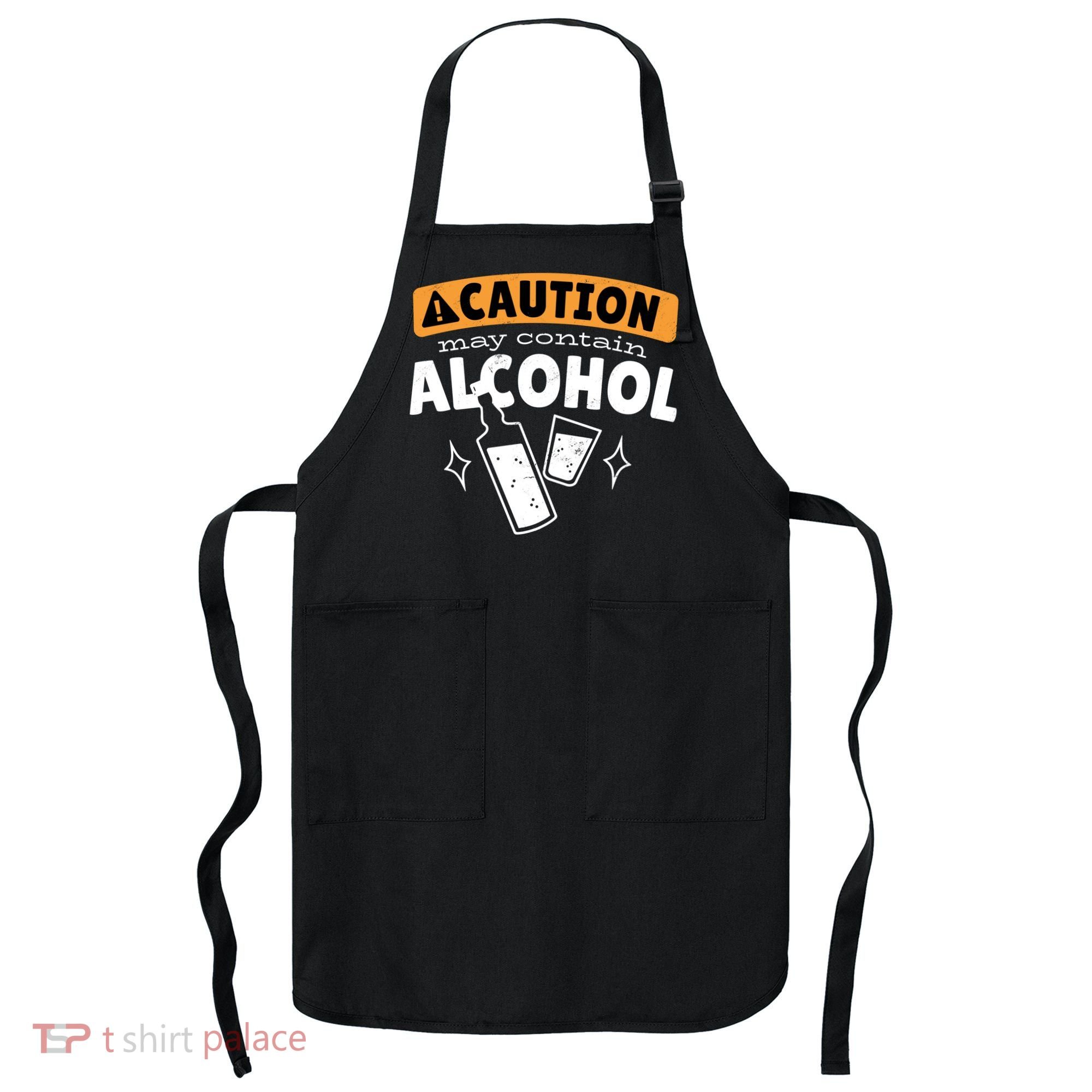 Caution May Contain Alcohol Apron
