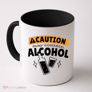 Caution May Contain Alcohol Coffee Mug