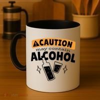 Caution May Contain Alcohol Coffee Mug thumb 4