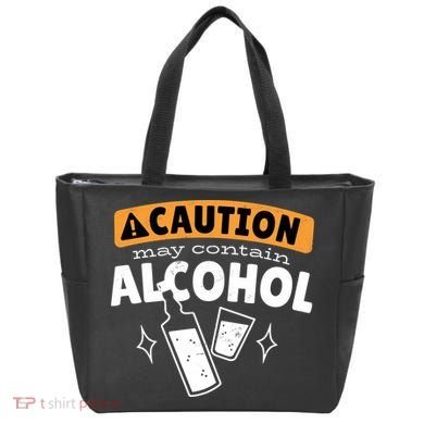 Caution May Contain Alcohol Bag