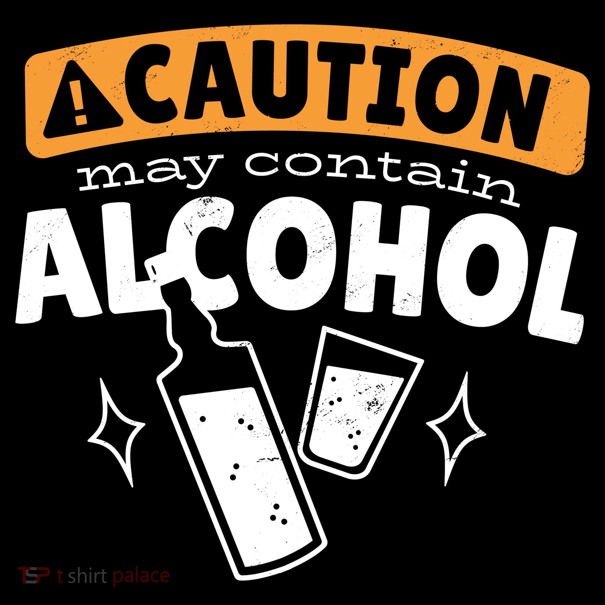 Caution May Contain Alcohol Bag