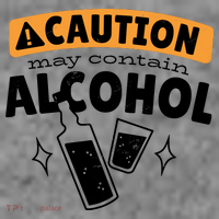 Caution May Contain Alcohol Doggie Tank thumb 3