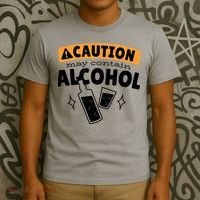 Caution May Contain Alcohol T-Shirt thumb 3