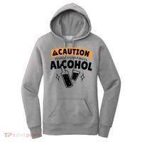 Caution May Contain Alcohol Women's Hoodie thumb 0