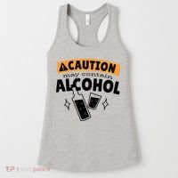 Caution May Contain Alcohol Women's Tank Top thumb 0