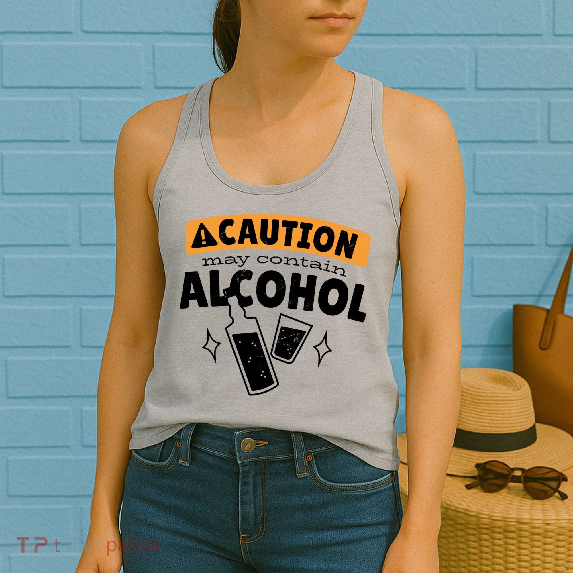 Caution May Contain Alcohol Women's Tank Top