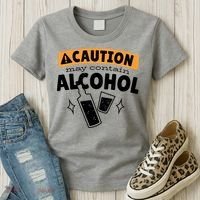 Caution May Contain Alcohol Women's T-Shirt thumb 3