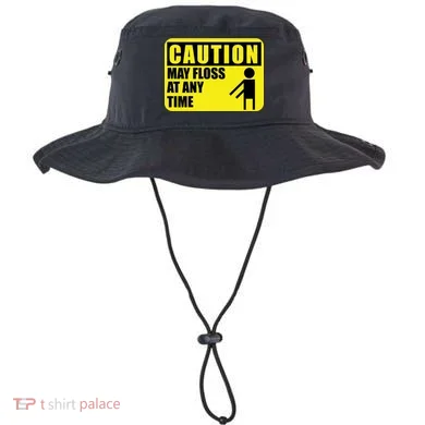 Caution May Floss at Any Time Bucket Hat