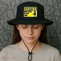 Caution May Floss at Any Time Bucket Hat thumb 3