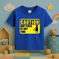 Caution May Floss At Any Time Toddler T-Shirt thumb 3
