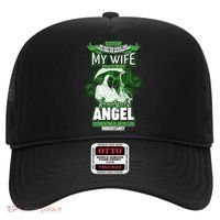 Caution My Wife Will Always Be My Beautiful Angel Hurt Her I Kill You Hat thumb 0