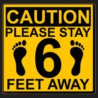 Caution Please Stay 6 Feet Away Tumbler thumb 3