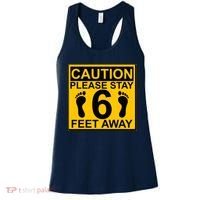 Caution Please Stay 6 Feet Away Women's Tank Top thumb 0