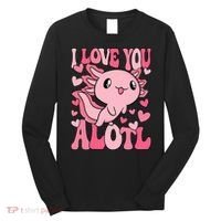 Cute Axolotl Valentines Day Valentine Long Sleeve Shirt thumb 0