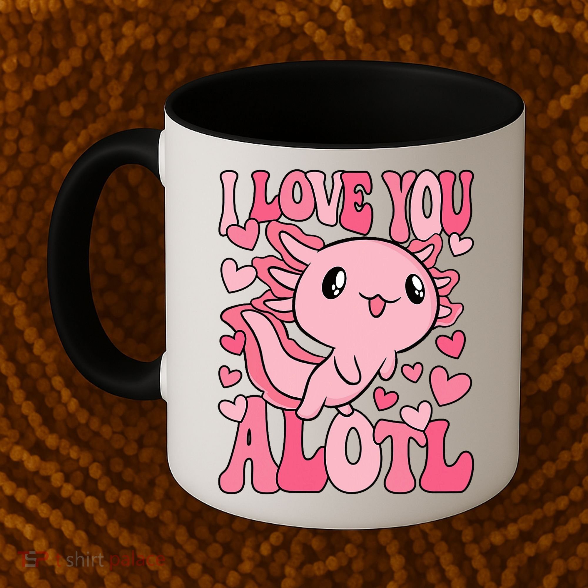 Cute Axolotl Valentines Day Valentine Coffee Mug
