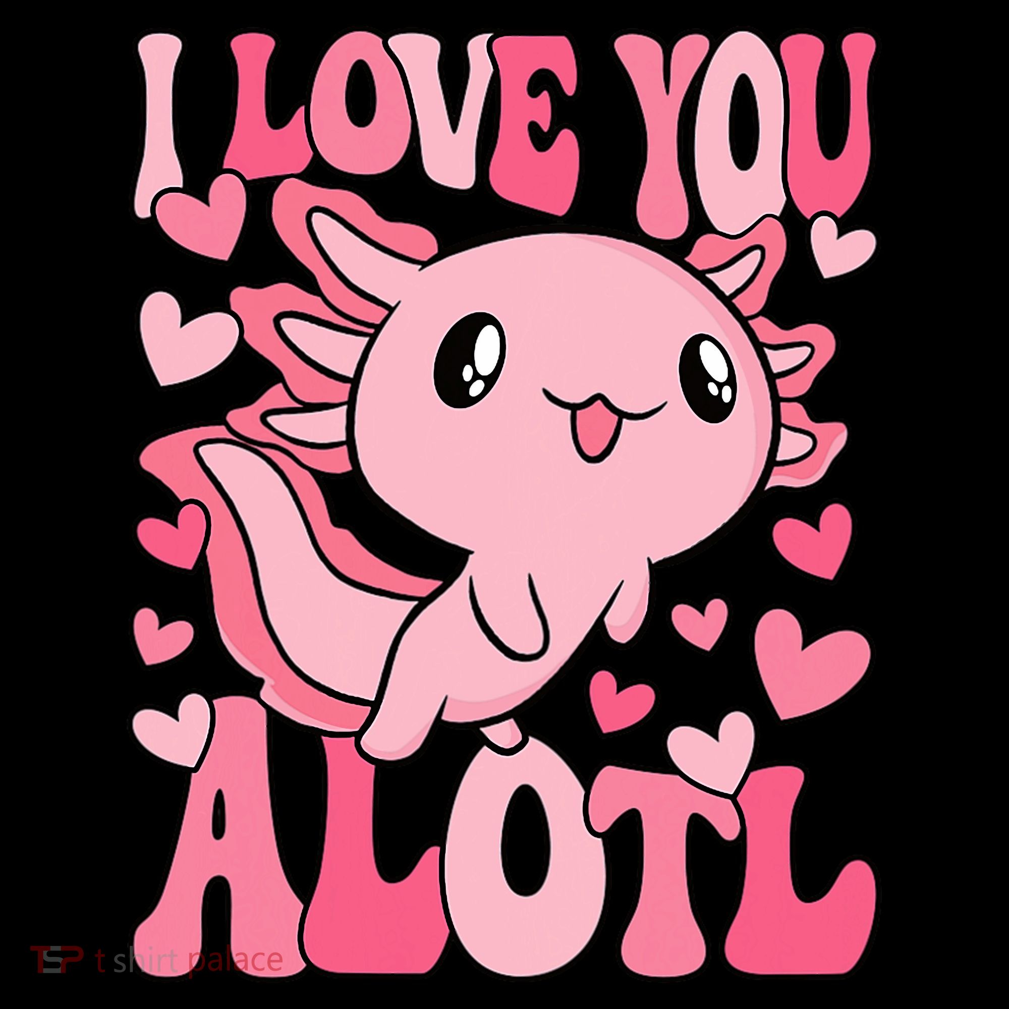 Cute Axolotl Valentines Day Valentine Women's Hoodie