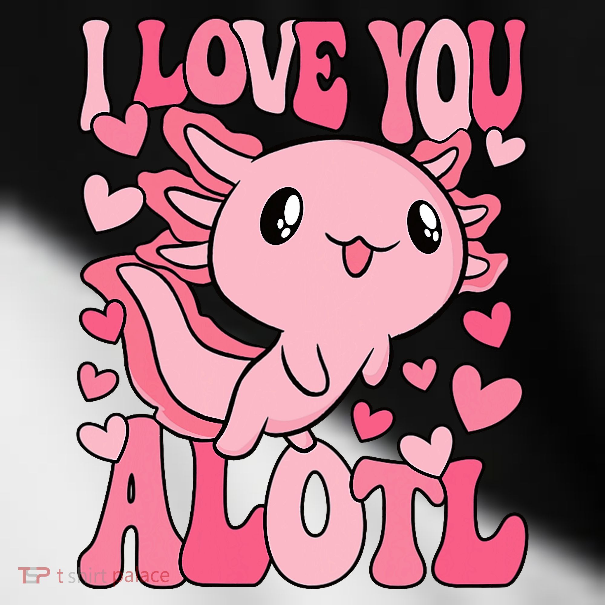 Cute Axolotl Valentines Day Valentine Toddler Fine Jersey T-Shirt